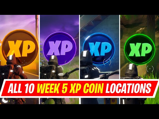 All Fortnite Season 4 Week 4 XP Coin Locations