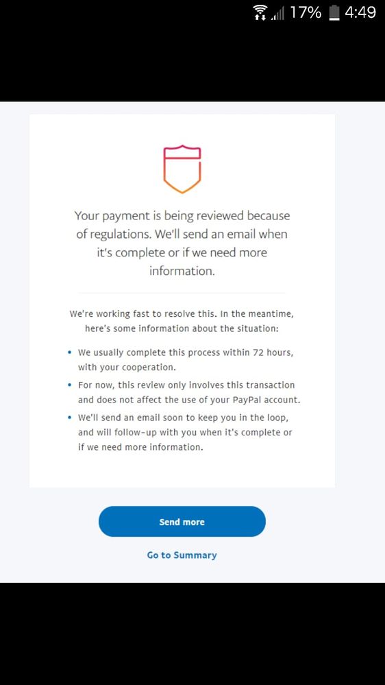 Why is my payment on hold or unavailable? | PayPal GE