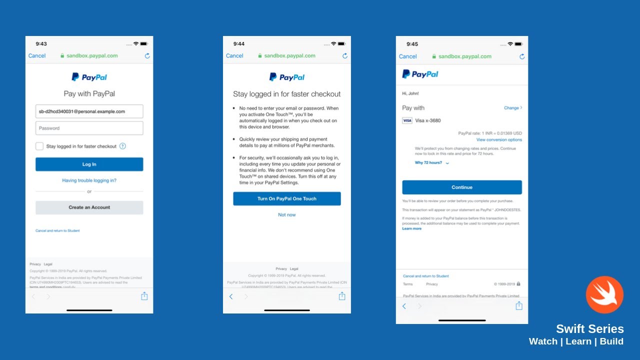 Paypal Inc. SWIFT Code | United States