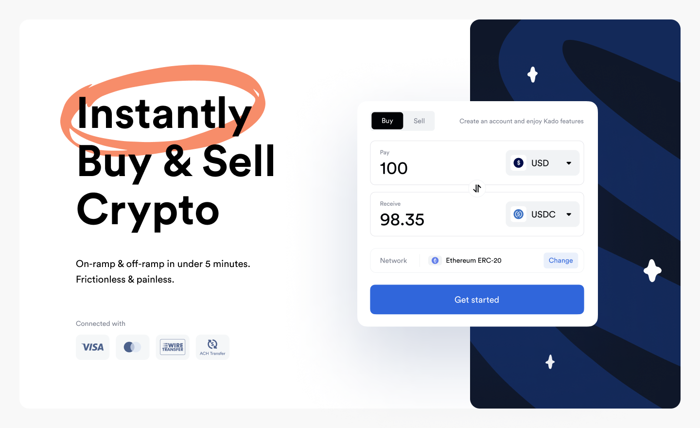 Instant Cryptocurrency Exchange