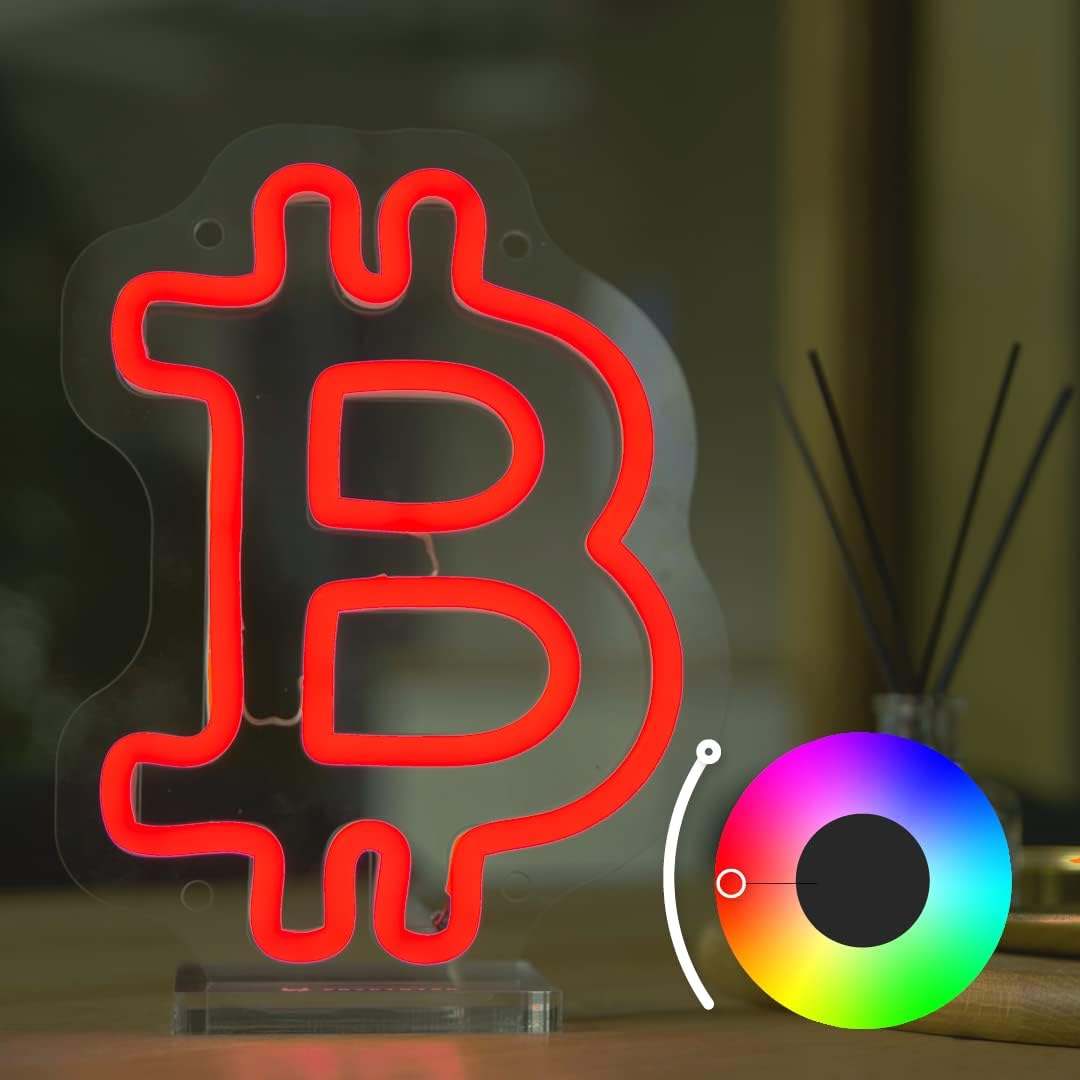 Bitcoin LED Neon Light Sign