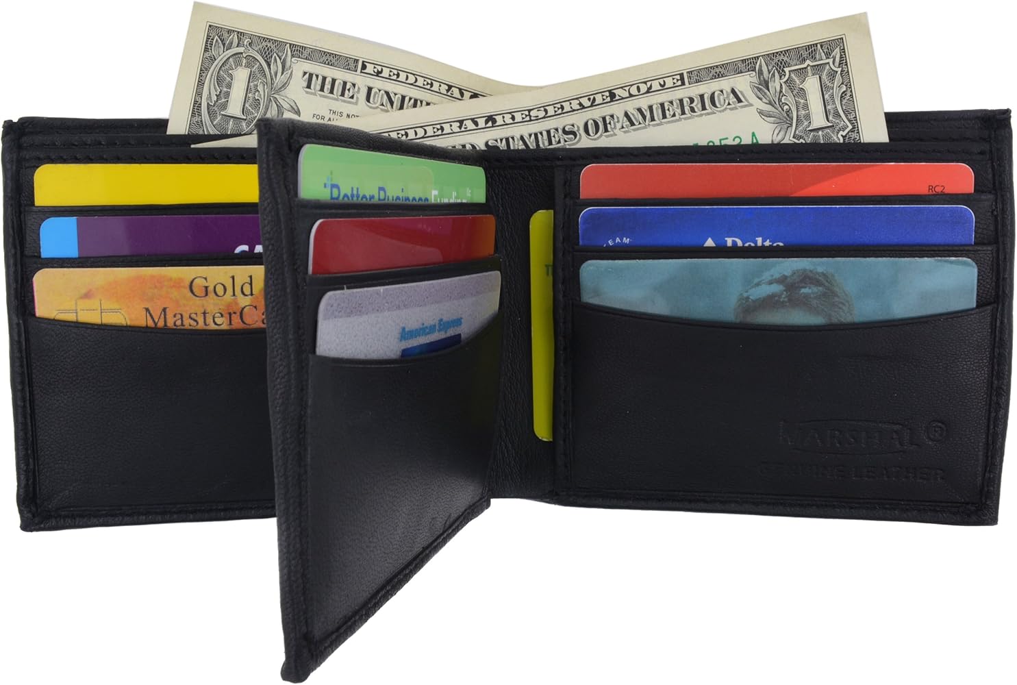 Classic Bifold Wallet w/ ID flap – pamanaleathergoods