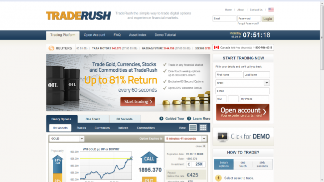 TradeRush Review - Important Things to Know about TradeRush