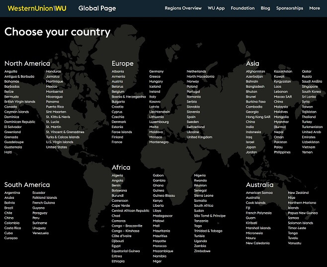 International Money Transfer | Western Union | Post Office®