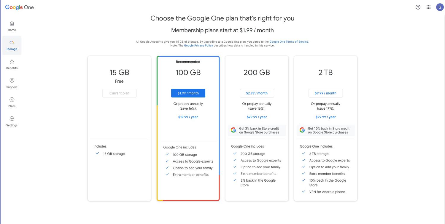 Add more storage to Google Drive | Google Workspace Knowledge Center