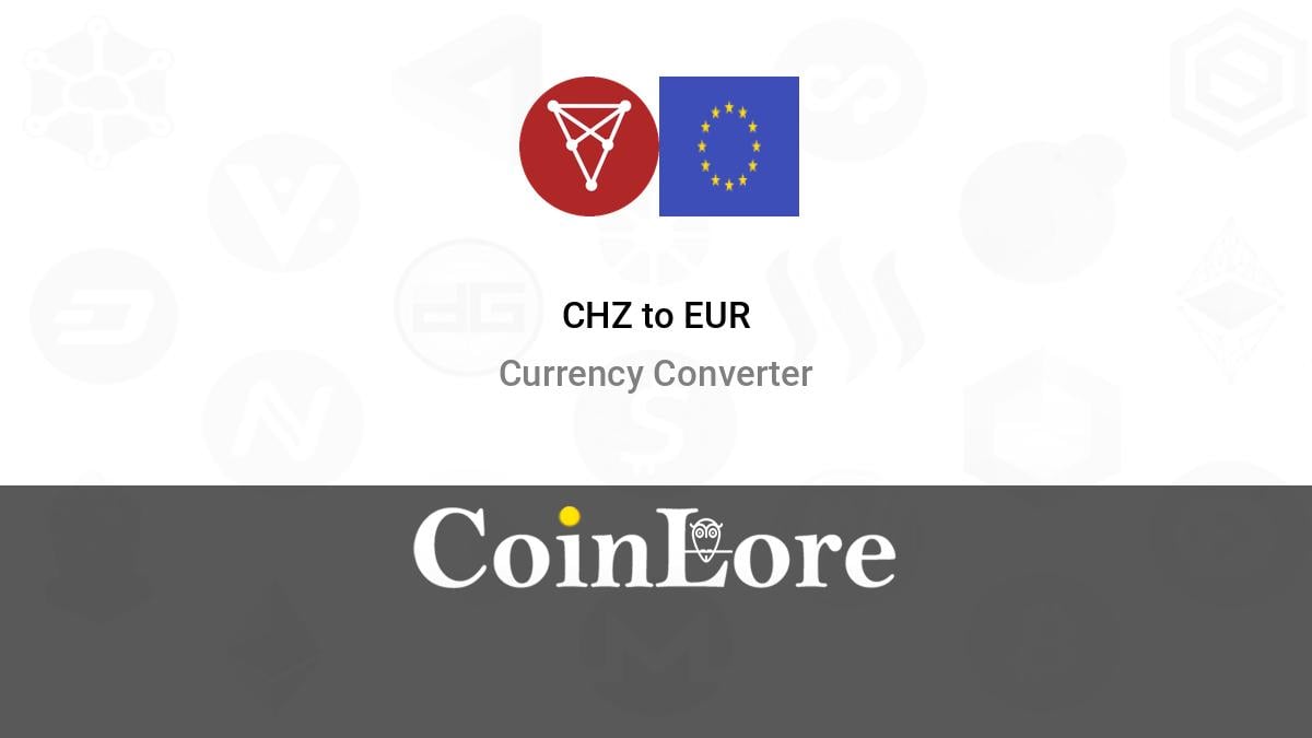 Chiliz price today, CHZ to USD live price, marketcap and chart | CoinMarketCap