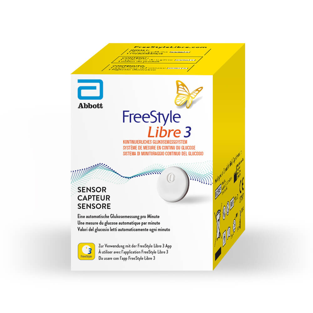 FreeStyle Libre 3 Sensor - Accurate and Discreet Day Continuous Glu – CUREMEDRX