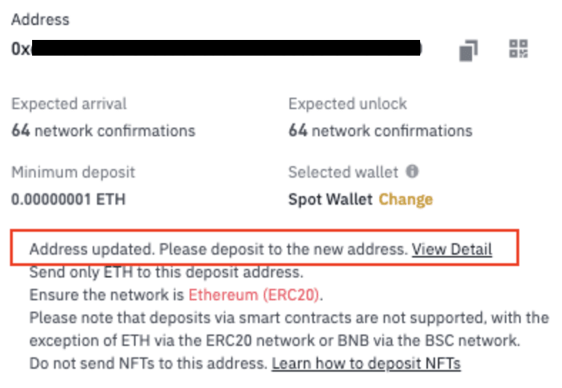 Fetching user addresses - Spot/Margin API - Binance Developer Community