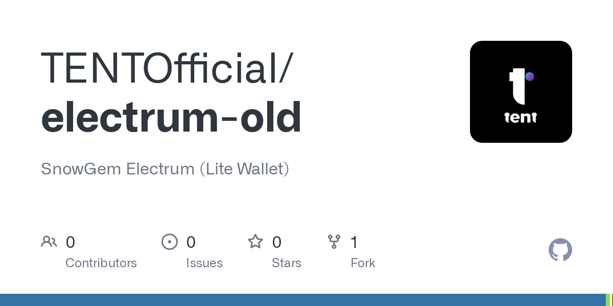 Releases · TENTOfficial/electrum-old · GitHub