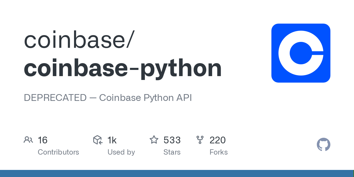 coinbase · PyPI