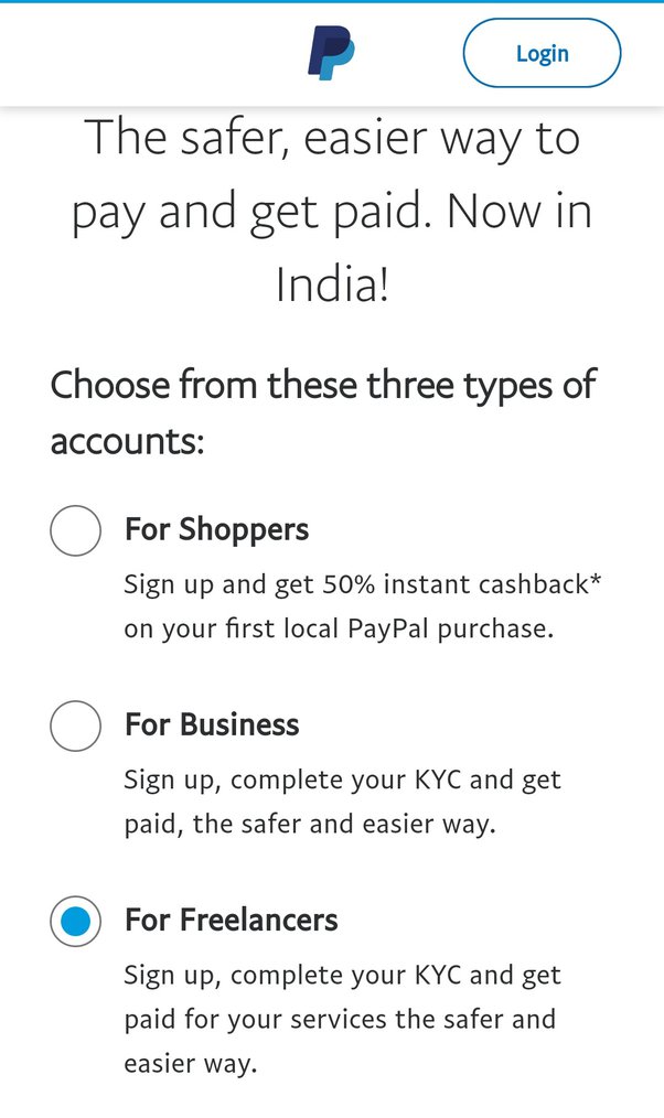 A Simple and Safer Way to Pay and Get Paid | PayPal IN