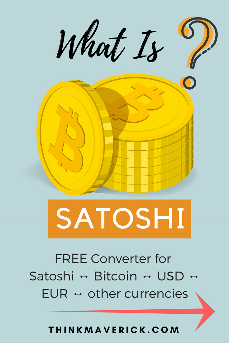 Satoshi to BTC table and converter | BITS TO USD