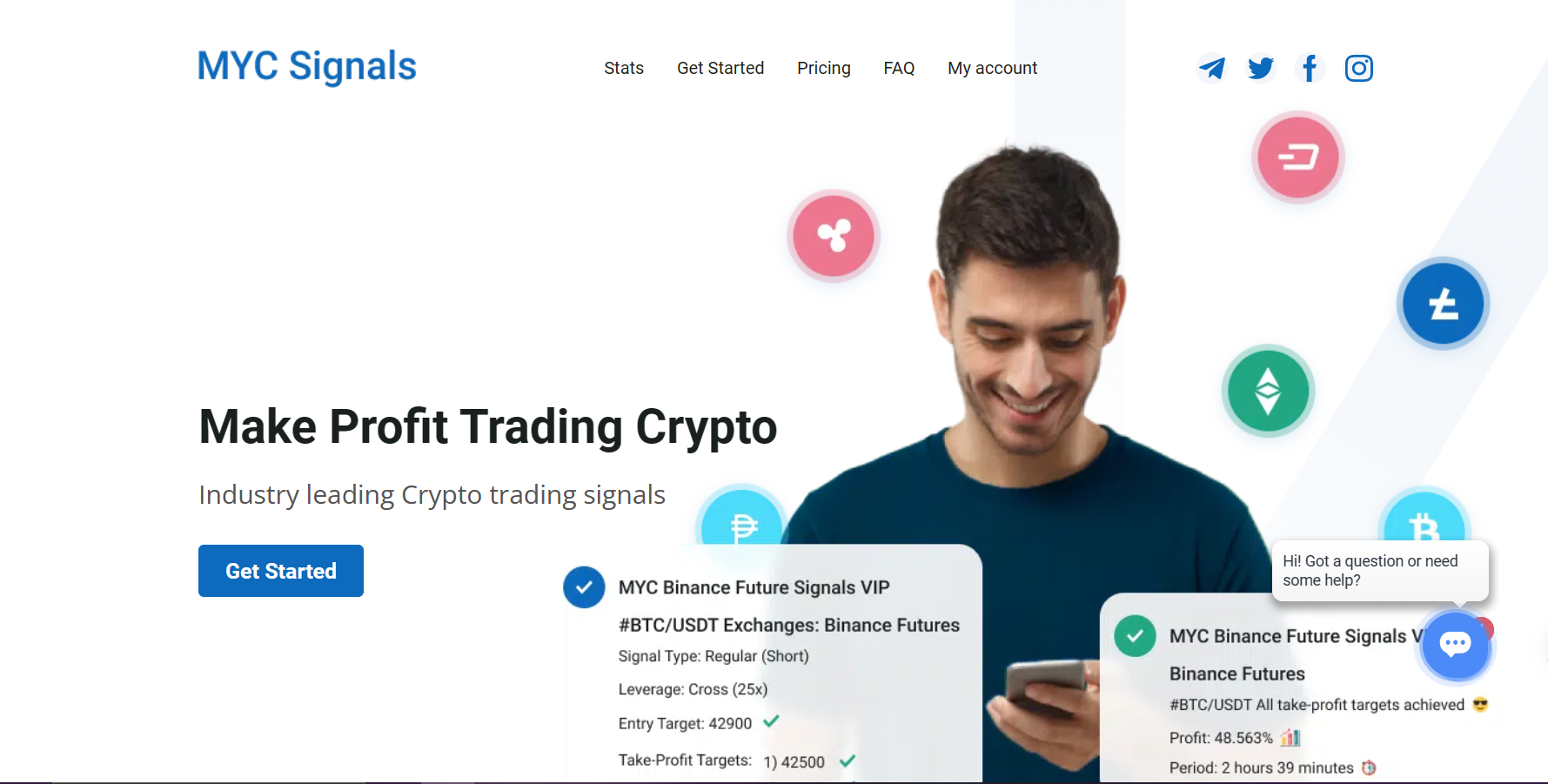 Myc signals : Daily Crypto signals Crypto Copy Trading & Bot Trading