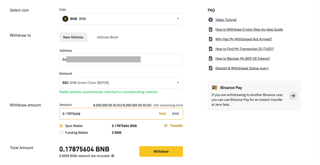 Withdraw from Binance via P2P: detailed Instruction