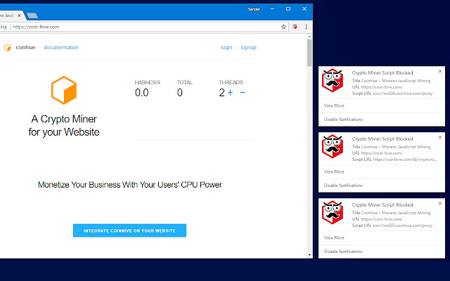 GitHub - NajmAjmal-old/monero-miner-chrome-extension: Mines XMR whilst browsing the web