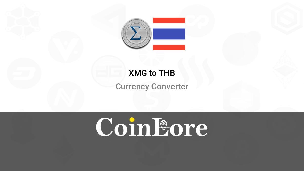 XMG to EUR Converter | XMG/EUR Currency Rate — Currencio