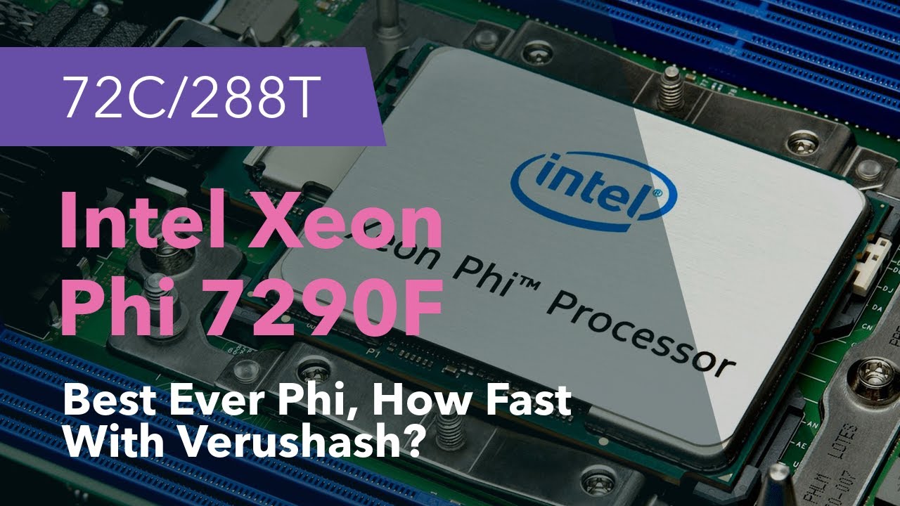 CPU Intel Xeon Phi Mining Benchmarks | CryptUnit