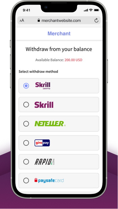 Instantly buy crypto­­currency from a trusted e-wallet | Skrill