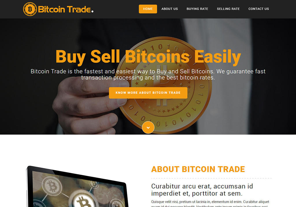 Free Cryptocurrency Website Template Download - HTML Codex