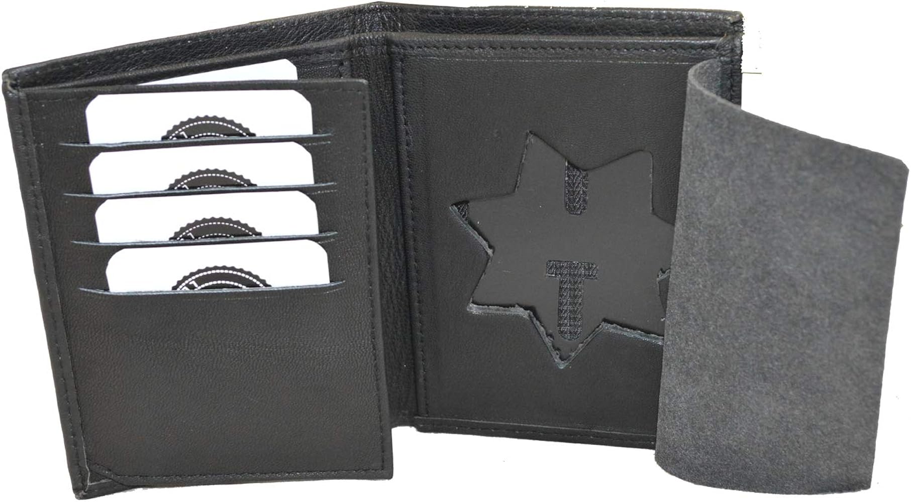 California Highway Patrol Flat Badge Wallet | CHP Flat Badge Wallet | Glue In Badge Wallet