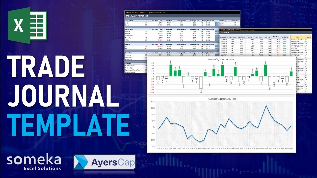 Trading Journal Excel - New Trader U