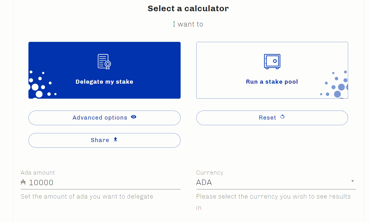 Cardano (ADA) Staking Rewards Calculator: Earn ∼% | Staking Rewards