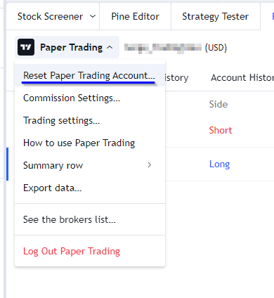 How do I connect/disconnect a Paper Trading account? — TradingView