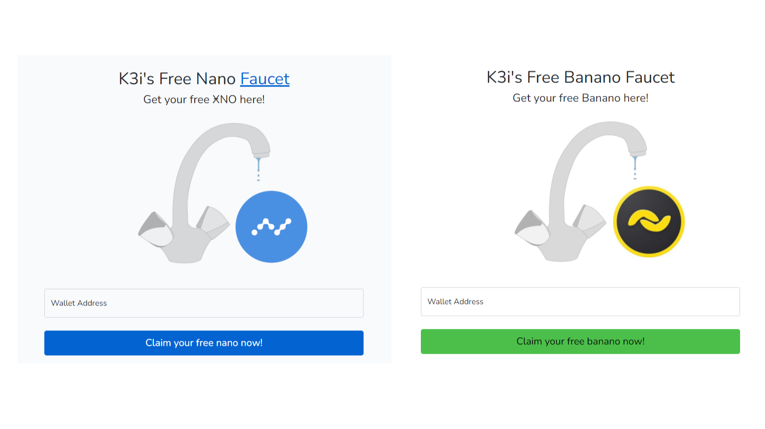 Nano Faucet | cryptolove.fun