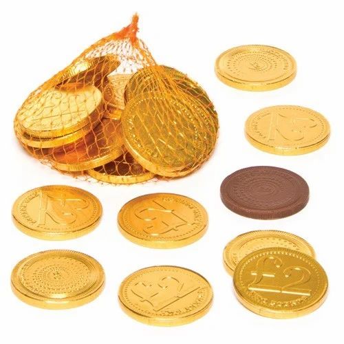 Gourmet Dark Chocolate Coins: Gold Chocolate Candy Coins & Gelt