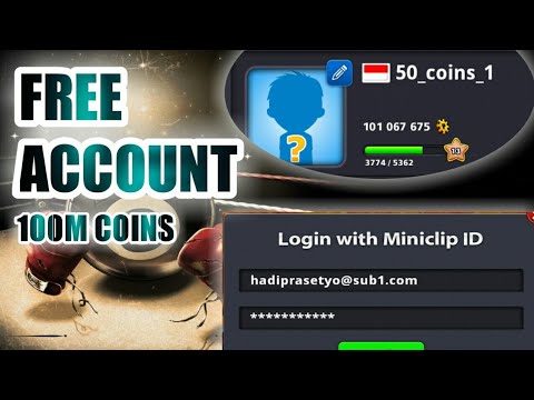 8 Ball Pool Free Account - 8 Ball Pool Reward Link - Free Coin, Cue And Cash