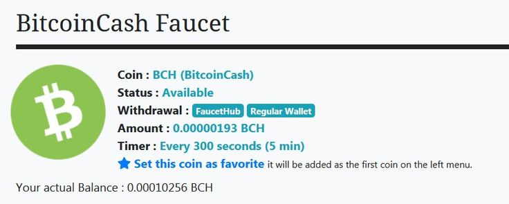 Bitcoin Cash Faucet List - Earn Free 20 to BCH Per Claim