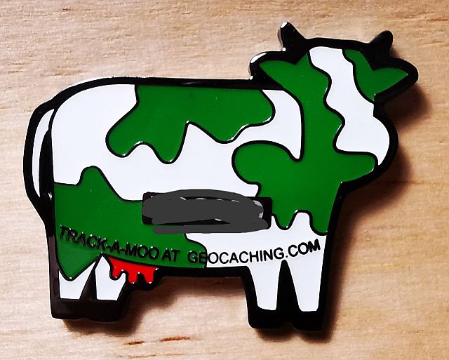 (TBGD) Cow Tipping Geocoin - The Åshild-cow-coin