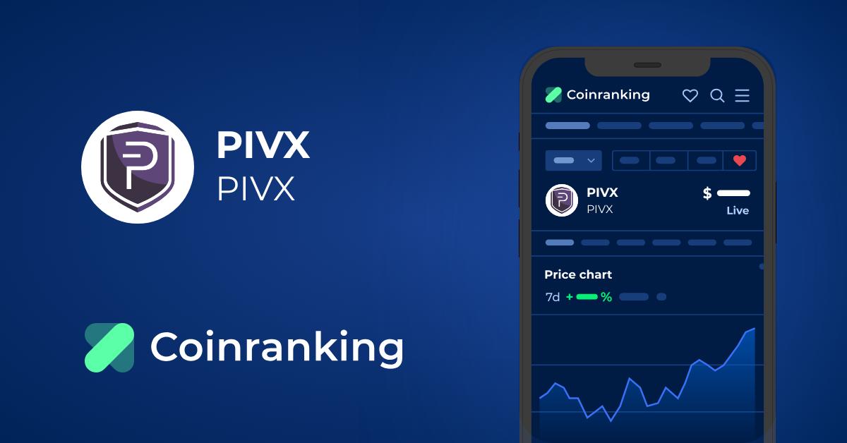 PIVX Price | PIVX Price Today, Live Chart, USD converter, Market Capitalization | cryptolove.fun