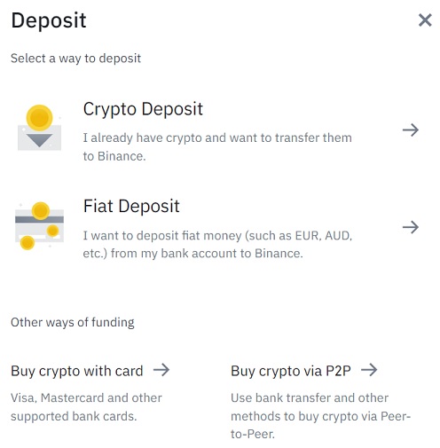 How-to Deposit Fiat to Crypto (using Binance) | Vent Help Center