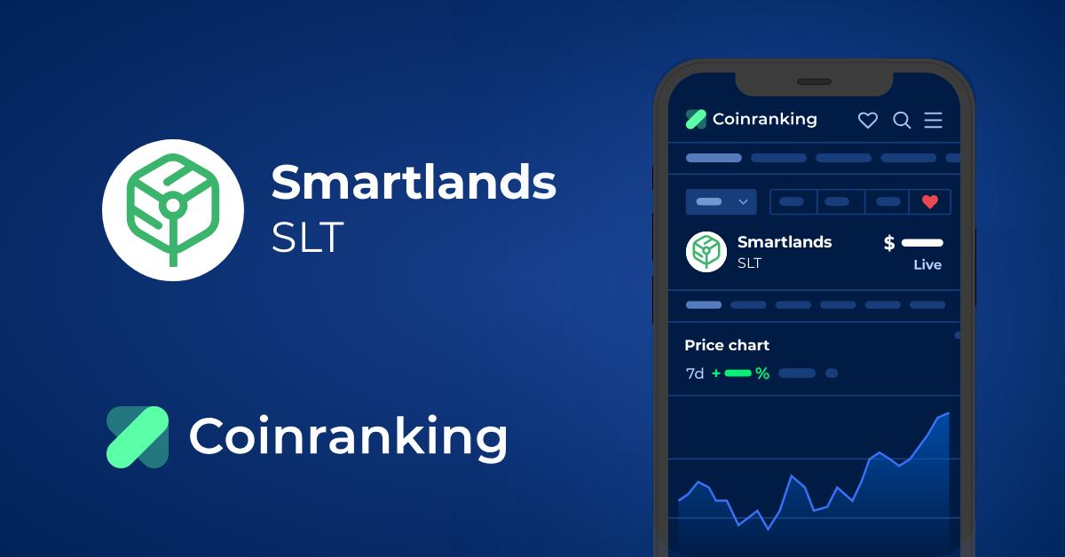 Smartlands Price Today - SLT Price Chart & Market Cap | CoinCodex