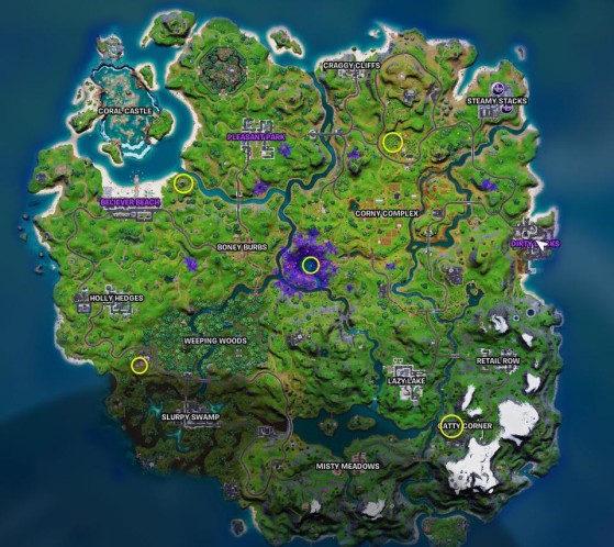 Fortnite Chapter 2 | Season 5 | Week 12 | XP Coins Locations - Pro Game Guides