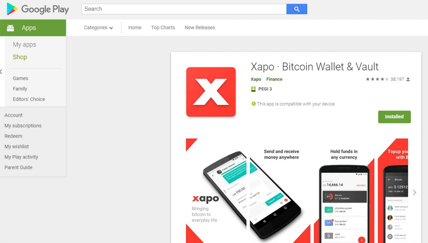 Xapo - Free Finance App for Android - APK4Fun