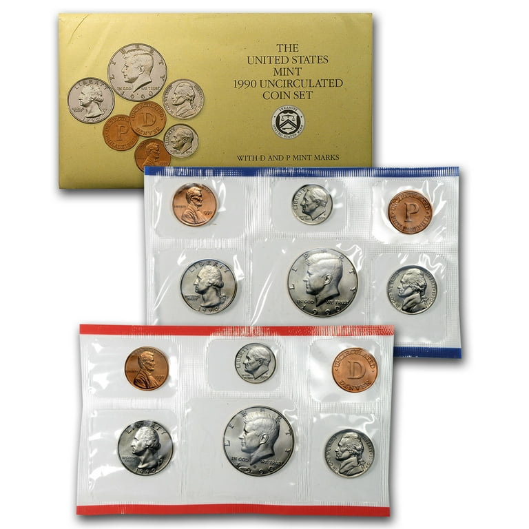 P&D U.S. Mint Uncirculated Coin Set Original Mint Packaging All 2 – Countryside Trading