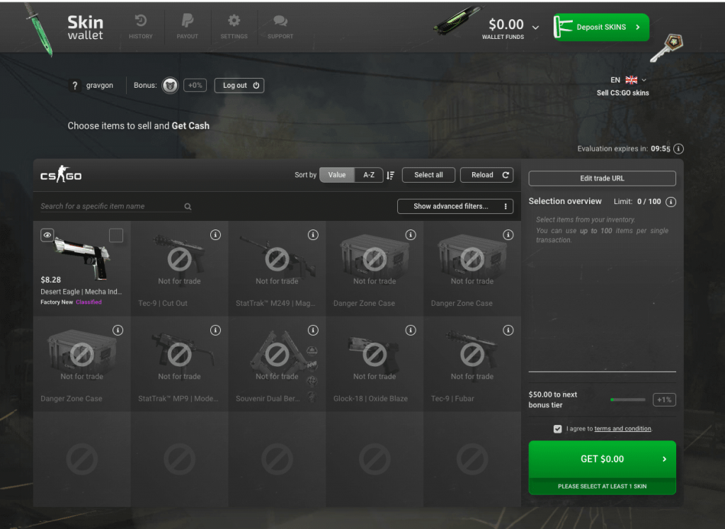 CSGO Skins for PayPal ⇒ Learn how to Sell CSGO Skins for PayPal | cryptolove.fun