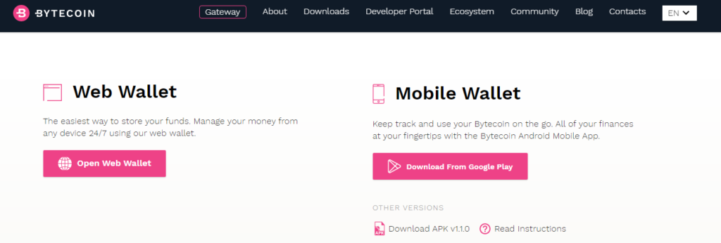 Downloads | Bytecoin (BCN) — anonymous cryptocurrency, based on CryptoNote