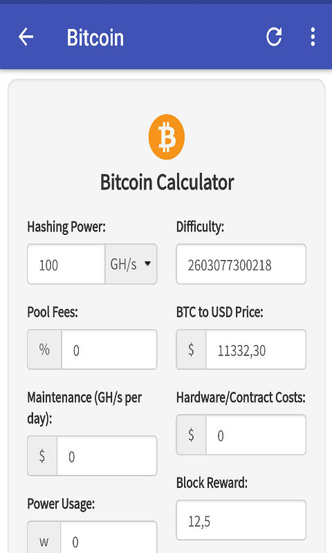 #1 Bitcoin Mining Calculator for Hash Rate ( Profits)