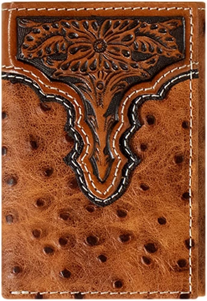 Ostrich Leather Bi-Fold Wallet - Artisan Leather by Sole Survivor