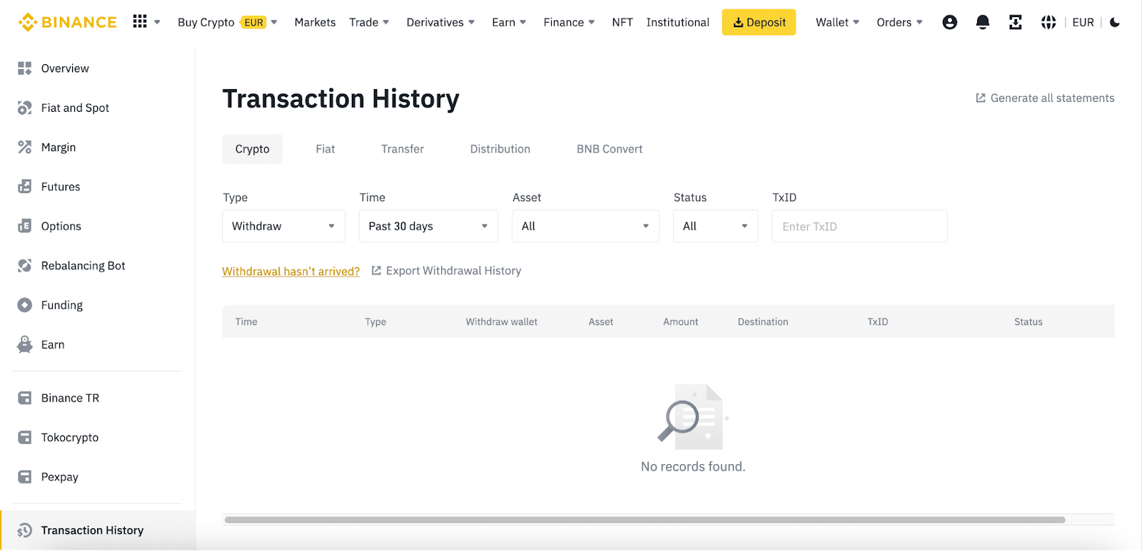 How to Withdraw Money from Binance Earn