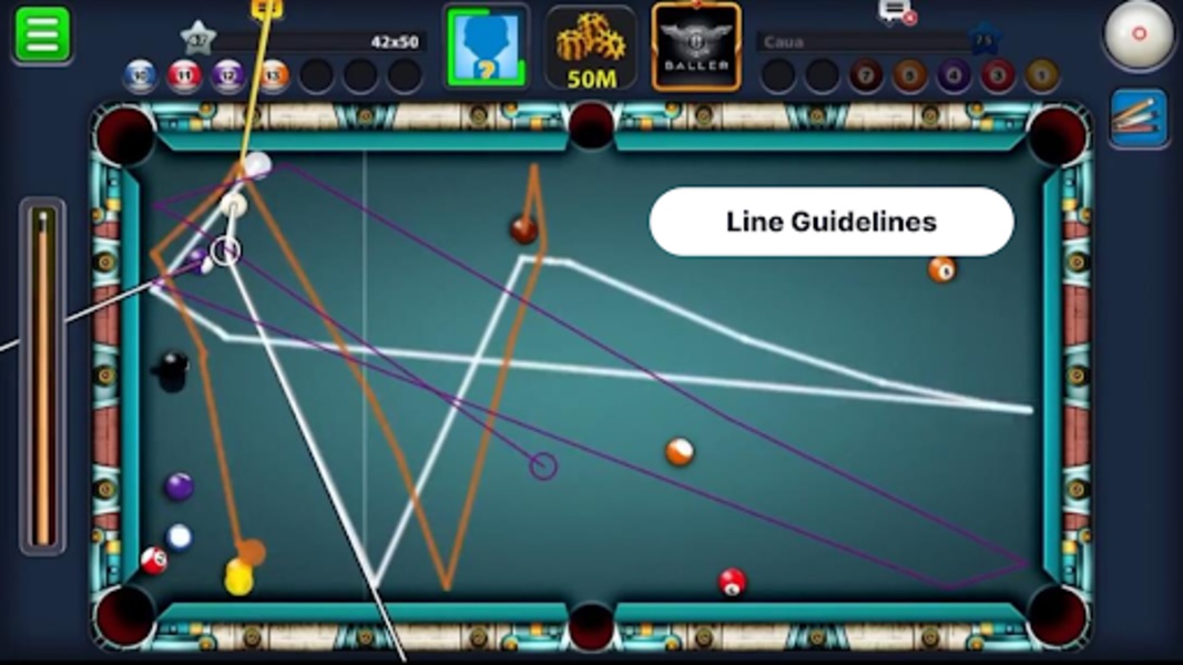 8 Ball Pool Guideline Hack - Extended Line - Latest Update | Pool balls, Pool hacks, 8ball pool