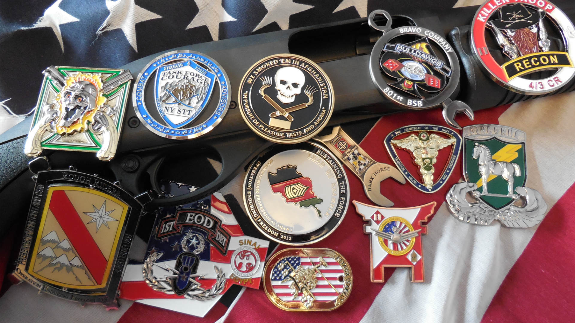 Custom Marine Challenge Coins - U.S. DOD Coins - United States Marine Coins