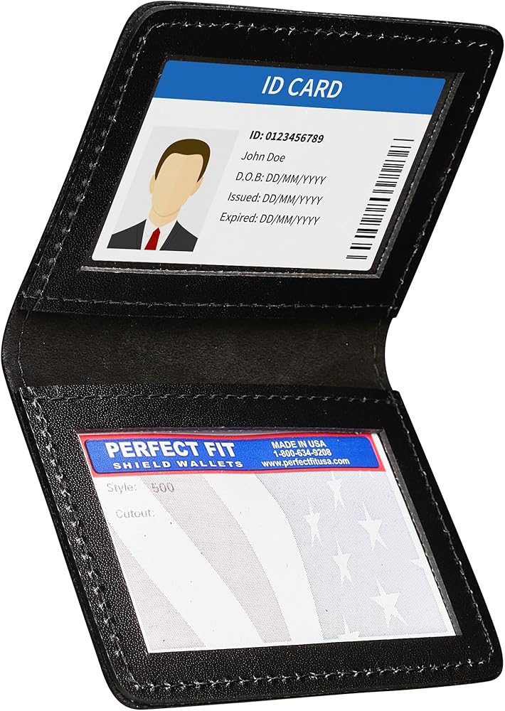 ID Stronghold | Men's RFID Wallet Trifold with Flap | RFID Blocking