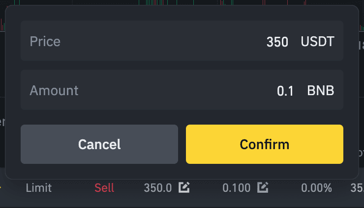 Binance types of orders