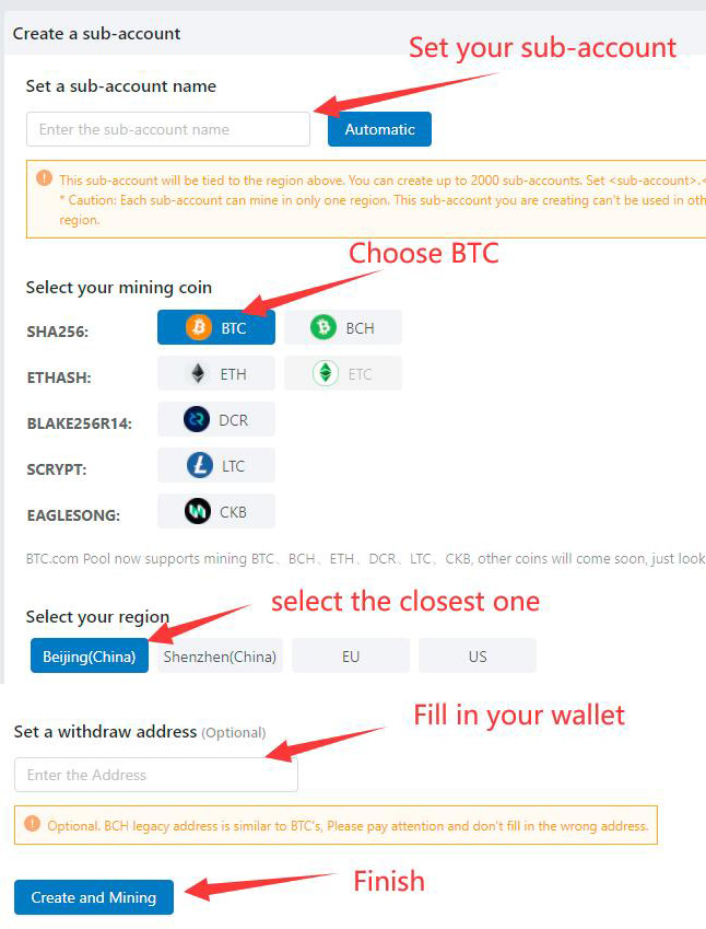 Connect Antminer S9i/S9/T9/S7 to the mining pool - Antpool/cryptolove.fun | Zeus Mining