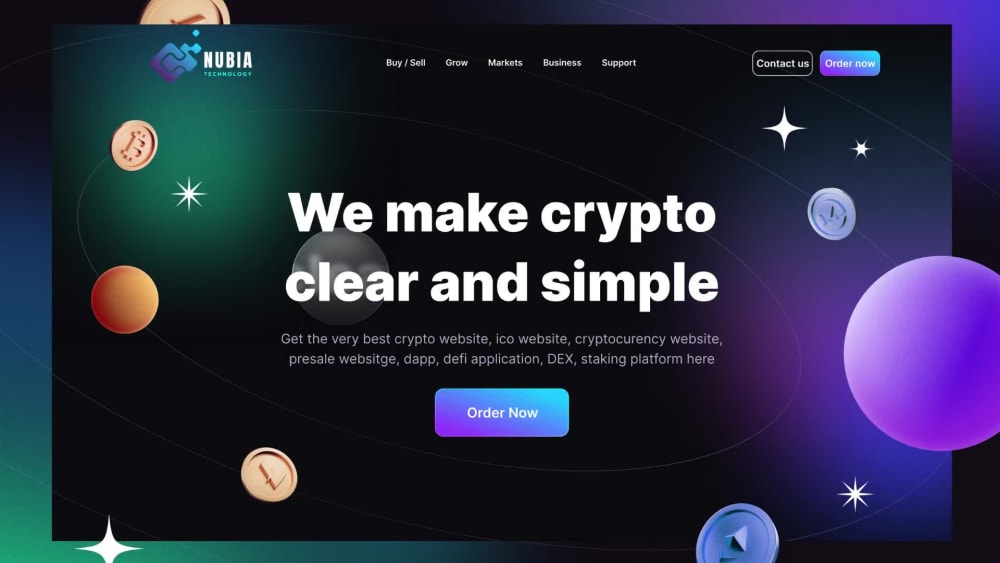 Crypto Website Projects :: Photos, videos, logos, illustrations and branding :: Behance