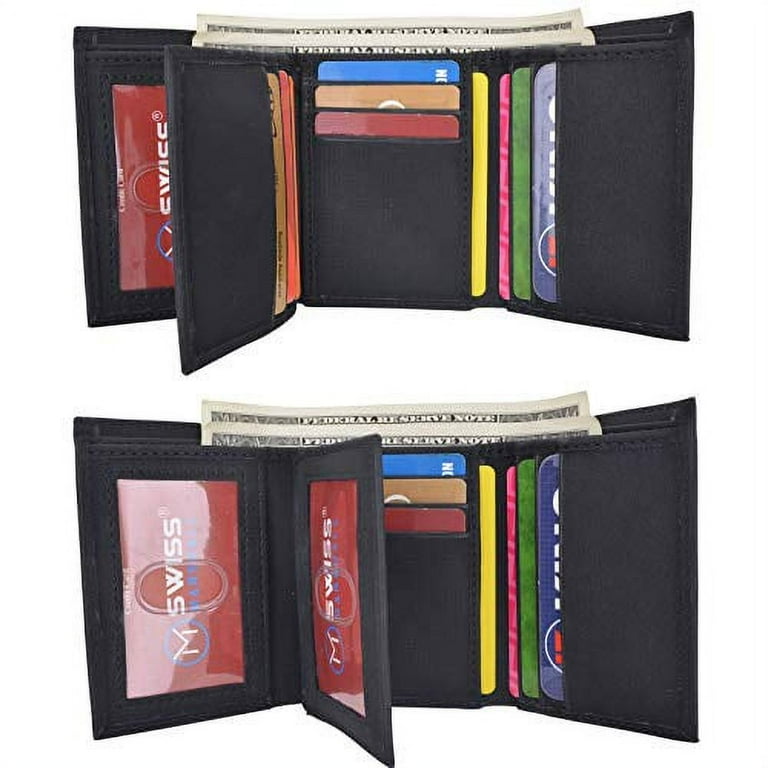 ID Stronghold | Men's RFID Wallet Trifold with Flap | RFID Blocking